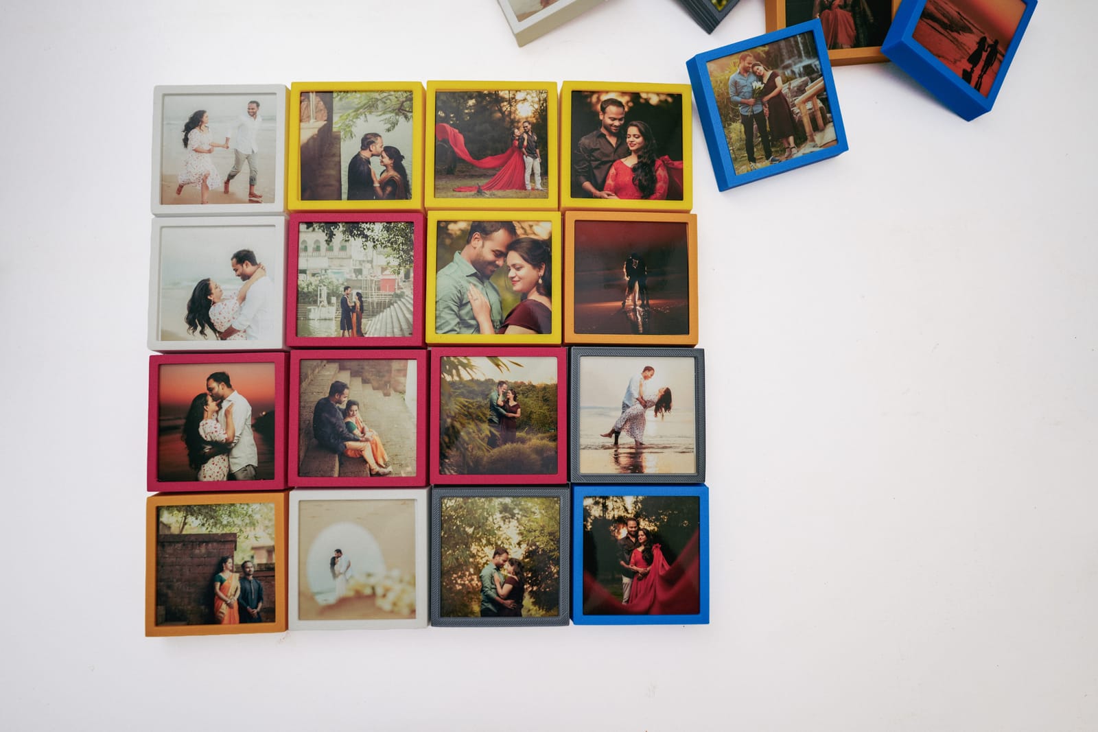 Color Pop Magnet — personalized fridge magnets made from a customer photo, view 4